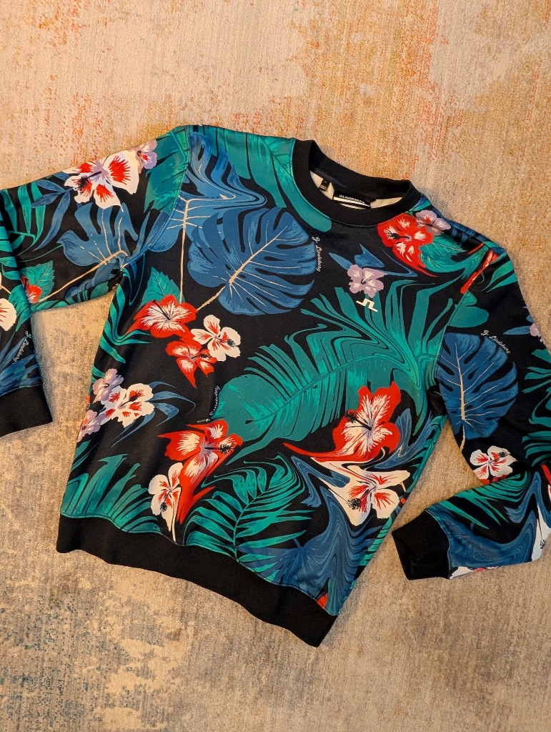 J.Lindeberg Summer Capsule X Trendy Golf Floral Crewneck